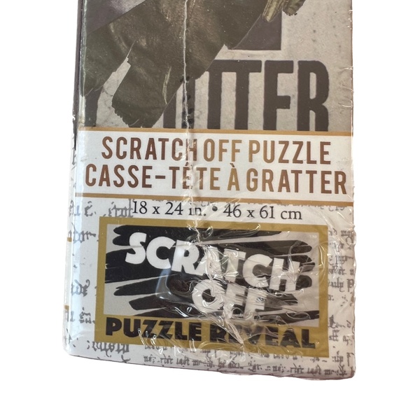 NEW Harry Potter Jigsaw Puzzle Wanted Scratch Off Wizarding World 18 x 24 - Picture 2 of 5